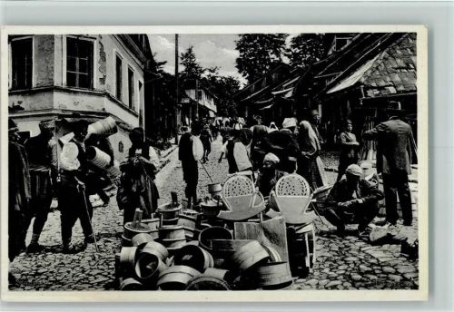 Sarajevo 1936 Marktszene AK