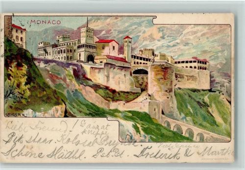1899 Gruss aus - sign Geiger