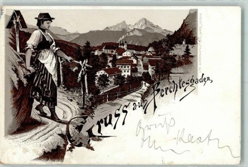 Berchtesgaden Vorläufer Druck 1890-1895