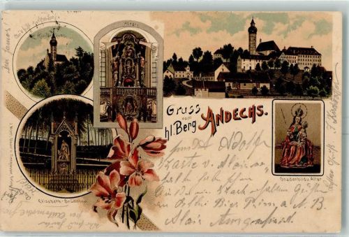 Andechs 1903 Gruss aus Kloster
