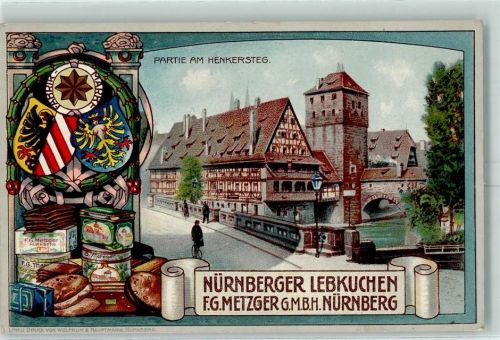 Nürnberg Firma Metzger GmbH Werbung AK