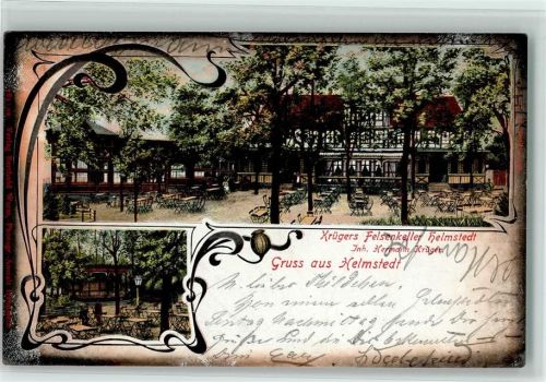 Helmstedt 1903 Krügers Felsenkeller