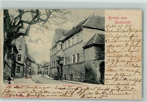 Buttstädt 1899 Gasthaus zu den drei Schwänen Des Landrats Garküche