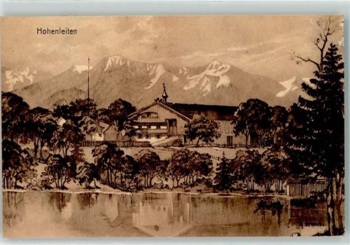 Hohenleiten 1908 Ammersee sign