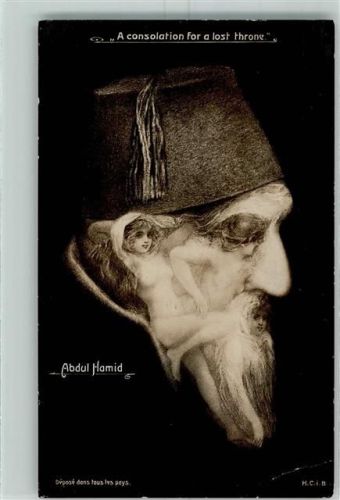 Konstantinopel Abdul Hamid Erotik - Sultan des osmanischen Reiches AK