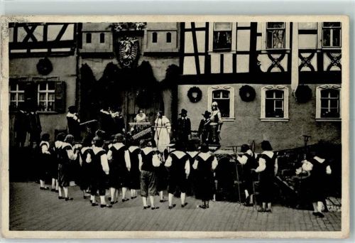 Münnerstadt Heimatfestspiel Die SChutzfrau von Münnerstadt Bahnpost Zug 316