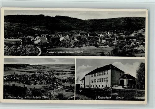 Rudersberg 1938 Zumhof, Schule AK