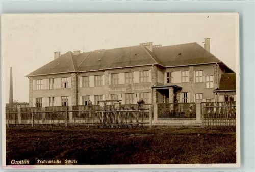 Hradek nad Nisou Tschechische Schule Fabrik Schornstein