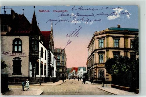 Döbeln Königstraße Postamt Verlag Ottmar Zieher-München