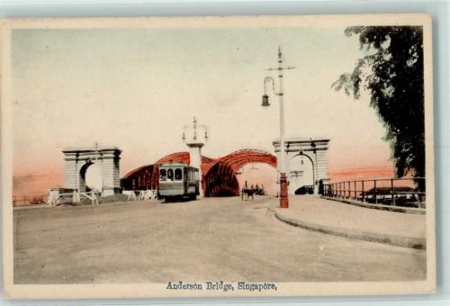 Singapore Anderson Brigde Straßenbahn