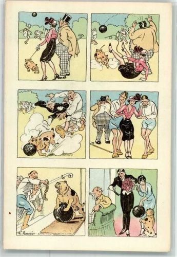 Comic Hund und Ball Fotoapparat Verlag B.K.W. I 295-4