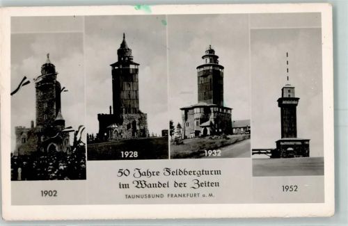 Feldberg Feldbergturm 50 Jahre im Wandel der Zeiten