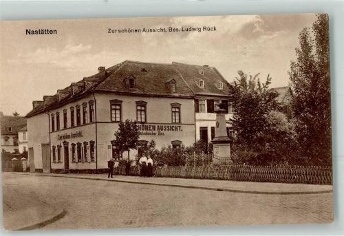 56355 W5428 Nastätten - Gasthaus Zur schönen Aussicht Ludwig Rück