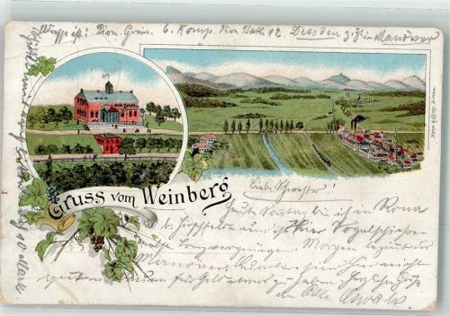 Reichenau i. Sachsen 1897 Weinberg Trzciniec Dolny