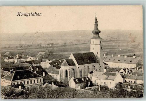 Königstetten Stempel August Fink Fachlehrer