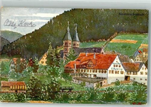 Klosterreichenbach 1908 Gasthaus Sonne-Post