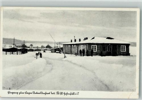 Hohenfels 1944 Eingang zum Lager 4/441 Wehrmachtskantine