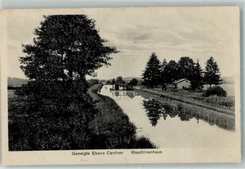 Preußisch Holland Paslek Foto AK Geneige Ebene Canthen Maschinenhaus