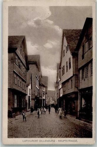 Dillenburg 1916 Hauptstraße