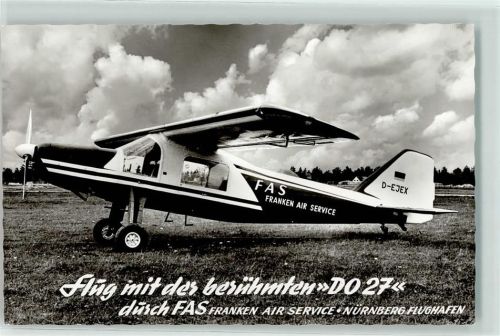 Berühmte DO 27 Air Service Nürnberg Flughafen