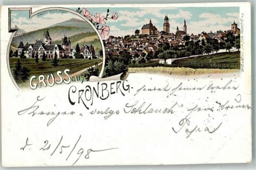 Kronberg 1898 Schloss Friedrichshof
