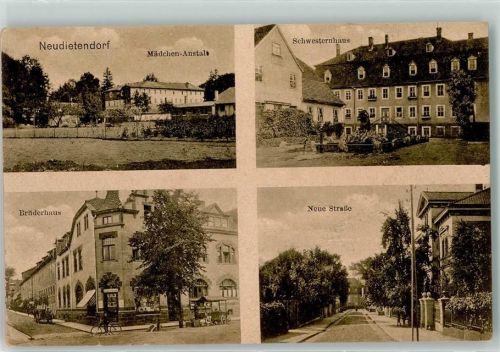 Neudietendorf Mädchenanstalt Schwesternhaus Brüderhaus Fahrrad Neue Straße