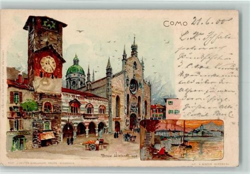Como Velten Verlag 394 - Wielandt, M. 1900 Lithographie / Künstlerkarte