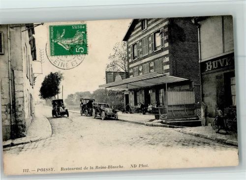 Poissy Restaurant de la Reine Blanche Gasthaus Auto