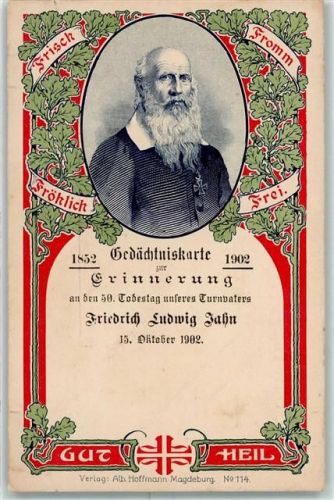 1902 Verlag Alb. Hoffmann Nr. 114 Jugendstil 50. Todestag