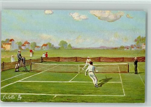 Tucks Serie Lawntennisspieler 578, sehr gute Erhaltung AK Tennis