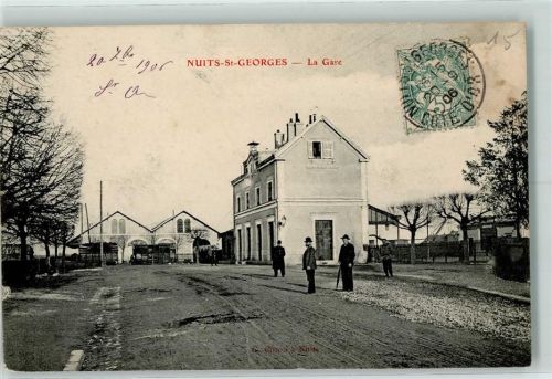 Nuits-Saint-Georges 1906 La Gare Bahnhof