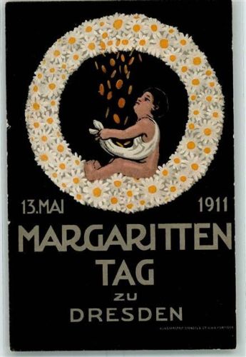 Dresden 1911 Margaritten Tag 1911 AK