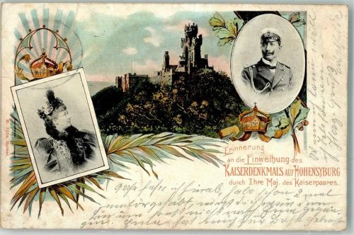 Hohensyburg 1901 Einweihung des Kaiserdenkmals