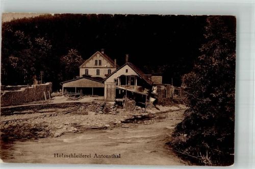 Johanngeorgenstadt 1931 Fabrik Holzschkeiferei Antonsthal Wolkenbruchkatastrophe