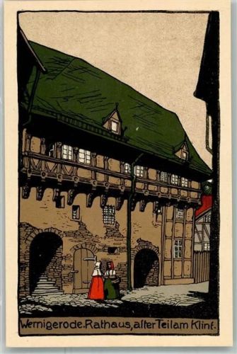 Wernigerode Verlag Fr. Gottsched Rathaus