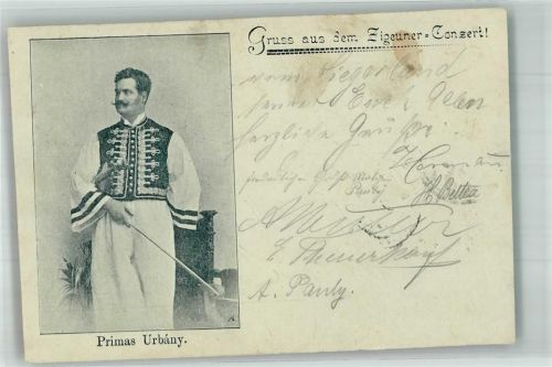 1900 Primas Urbany Zigeuner Konzert Musik