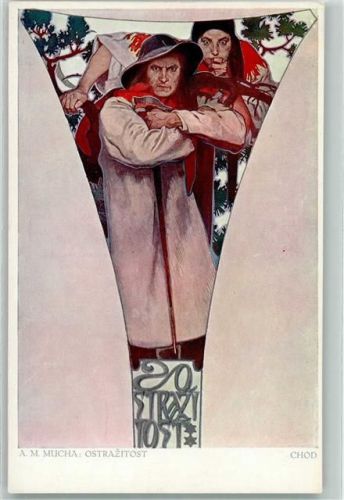 Jugendstil Ostrazitost Chod Wachsamkeit AK