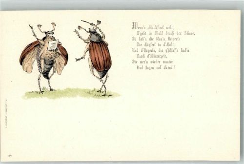1899 vermenschlicht Vers : Wenns Mailüfterl wehr