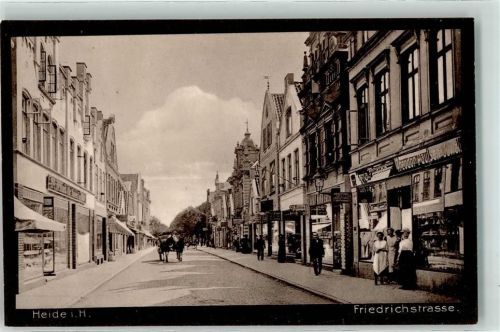 Heide 1915 Friedrichstraße Geschäfte Theodor Paulsen Juwelier