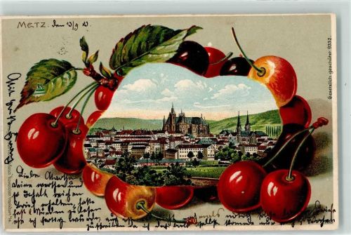 Metz 1903 Lithographie