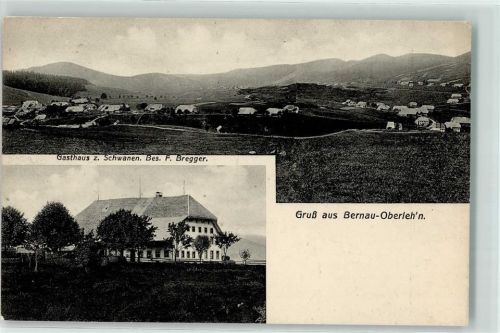Bernau 1911 Gasthaus z. Schwanen