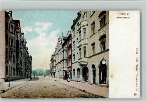 Torgau Bahnhofstr. AK Verlag Trenkler 17056 AK