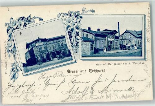 23619 W2067 Rehhorst , Holst 1900 - Gasthaus Zur Eiche F. Westphal