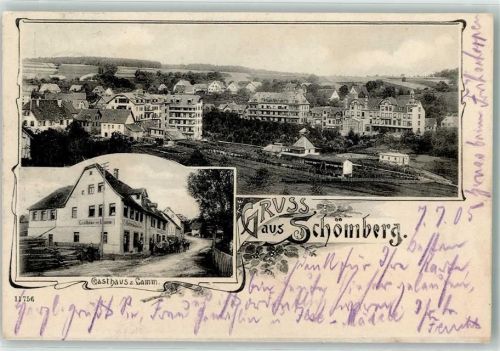 Schömberg 1905 Gasthaus Zum Lamm