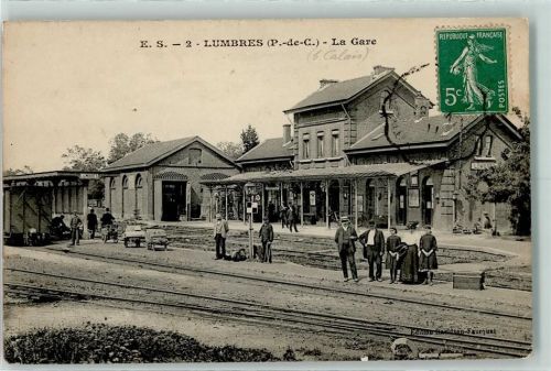 62380 Lumbres - La Gare Bahnhof