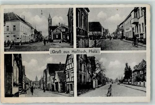 67454 W6733 Haßloch , Pfalz - Gasthaus zur Pfalz Fahrrad