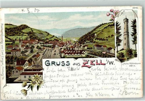 Zell 1900 Hohe Möhrturm