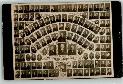 Tailfingen 1913 Ev. Jünglings- u. Männer-Verein Mitglieder