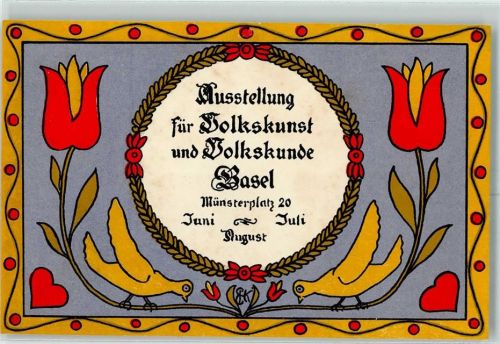 Basel Ausstellung Volkskunst Jugendstil