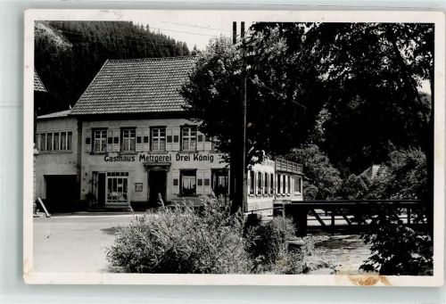 Schenkenzell Gasthaus Metzgerei Drei König Ort handschriftlich